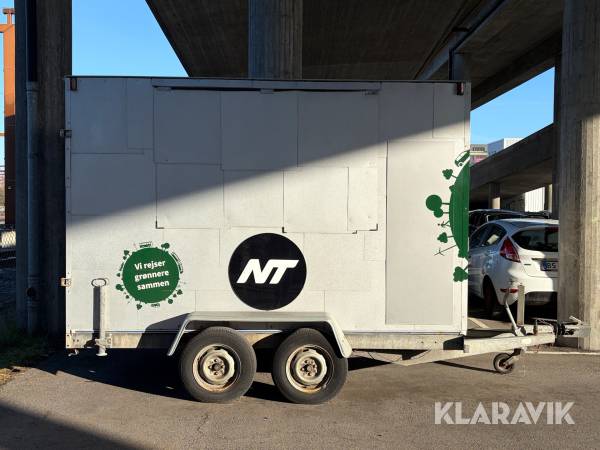 Anhængere til personbiler Selandia F120 med salgsvindue