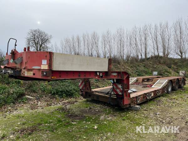 Blokvogn Faymonville STBN-3VA 3 skslet sengetrailer