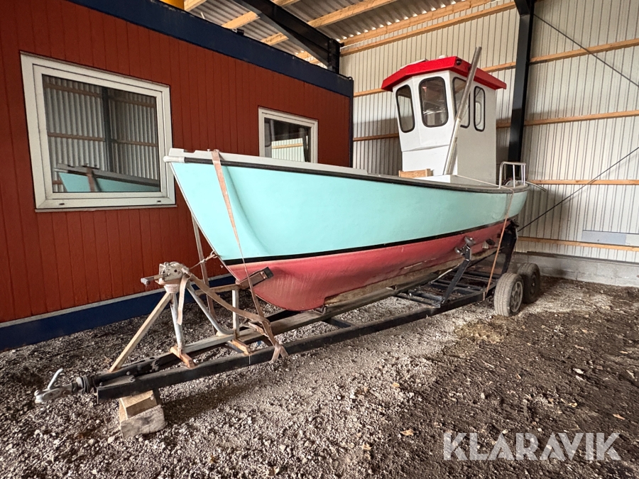 Fiskejolle Bredgaard NF 21 fods med dam 