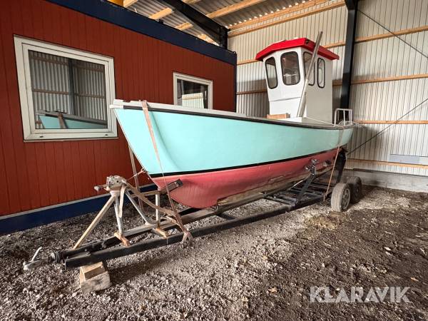 Fiskejolle Bredgaard NF 21 fods med dam 