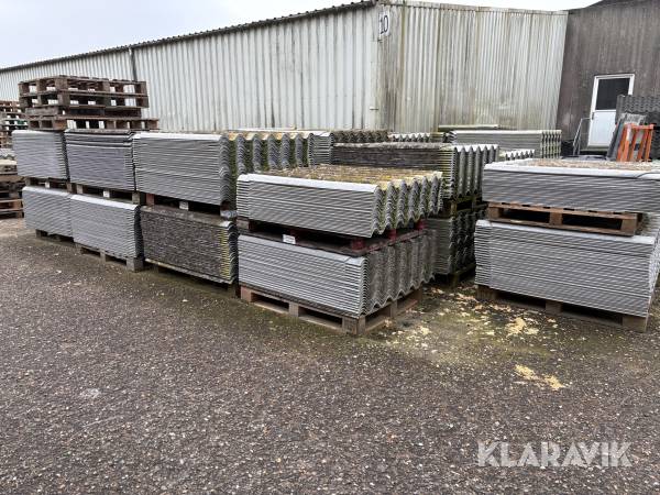 Tagplader B9 med strips - 1600 styk