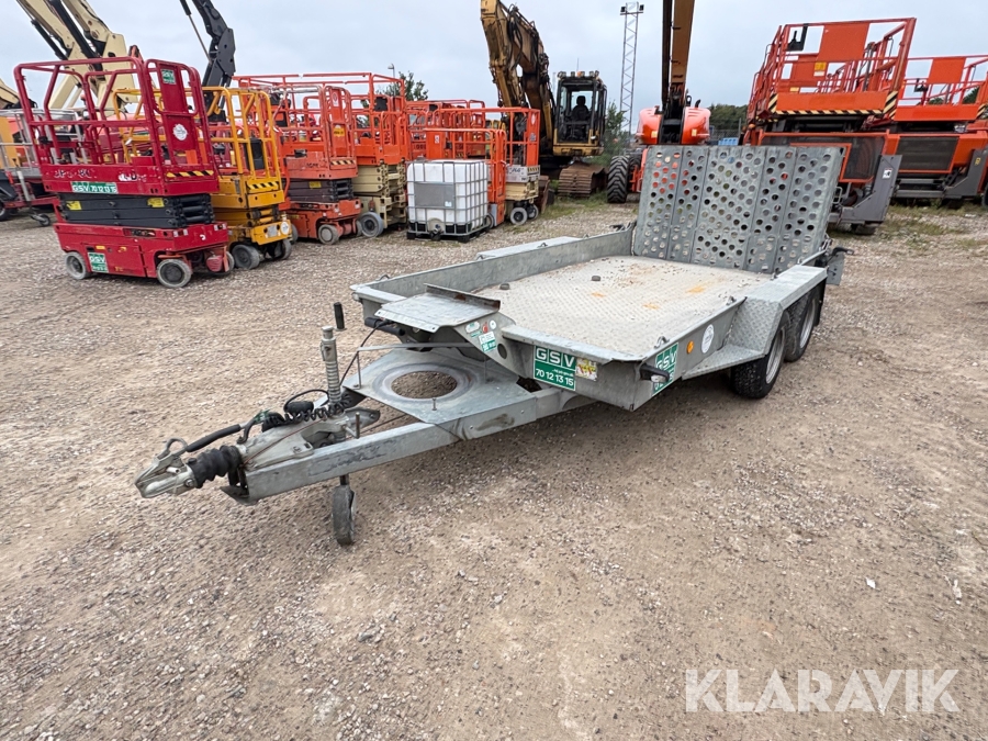 Maskintrailer Ifor Williams GH 126 BT