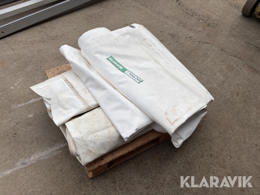 Gavl- og tagdug til 6m telt