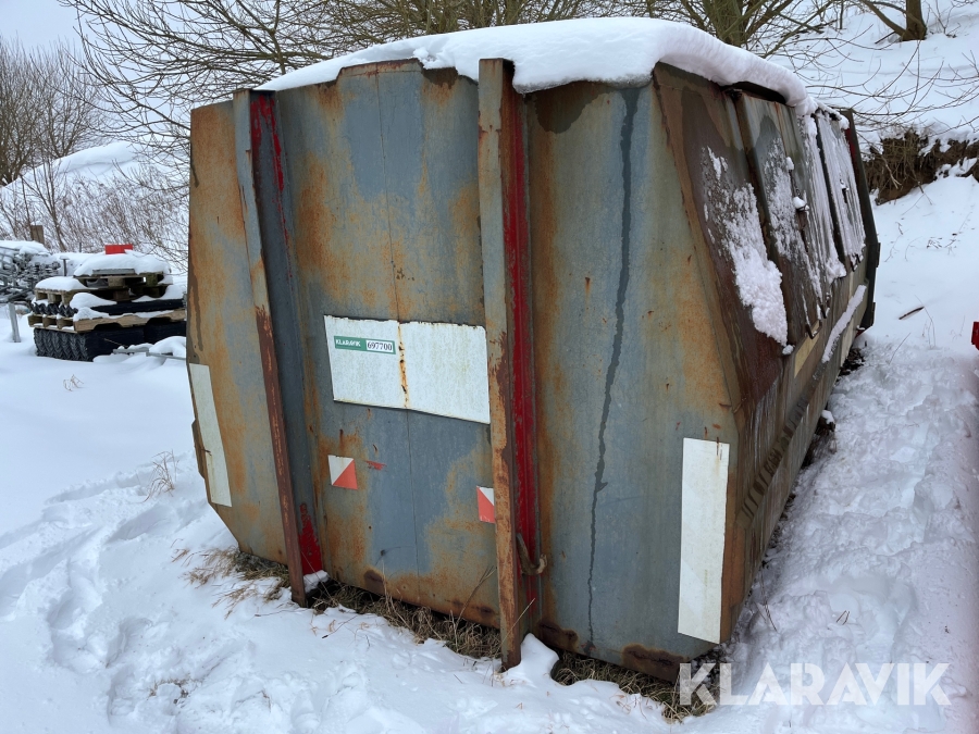 Affaldscontainer til wirehejs