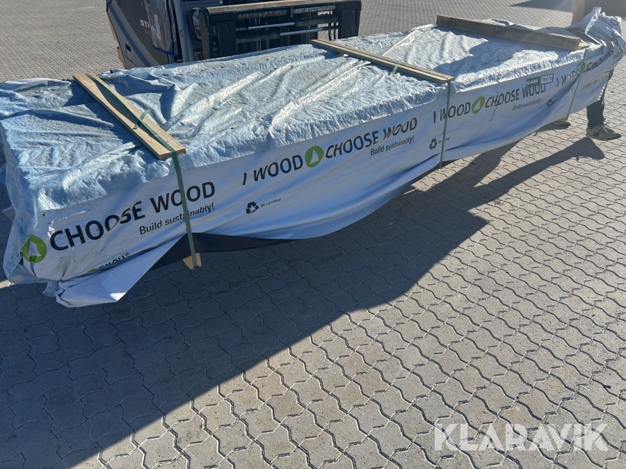 Træbeklædning Thorlund Skou 25x125mm hvid 199 styk