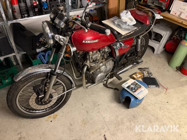Veteran motorcykel Kawasaki OHC400