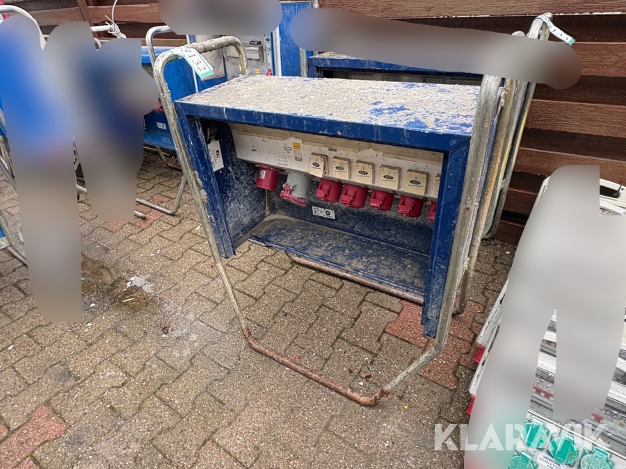 Byggestrømtavle 1 styk