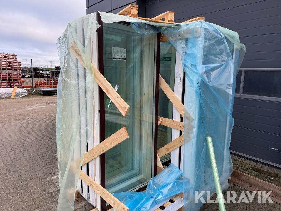 Terrassedør Velfac 900x2121  1 styk terrassedør