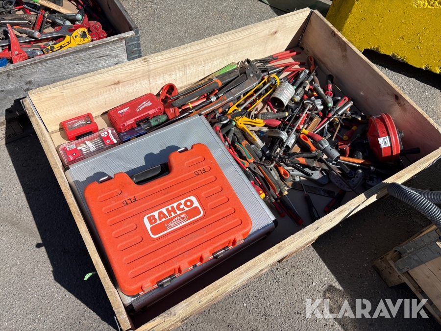 Assorteret værktøj - 1 palle