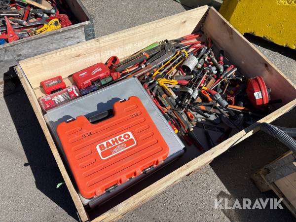 Assorteret værktøj - 1 palle