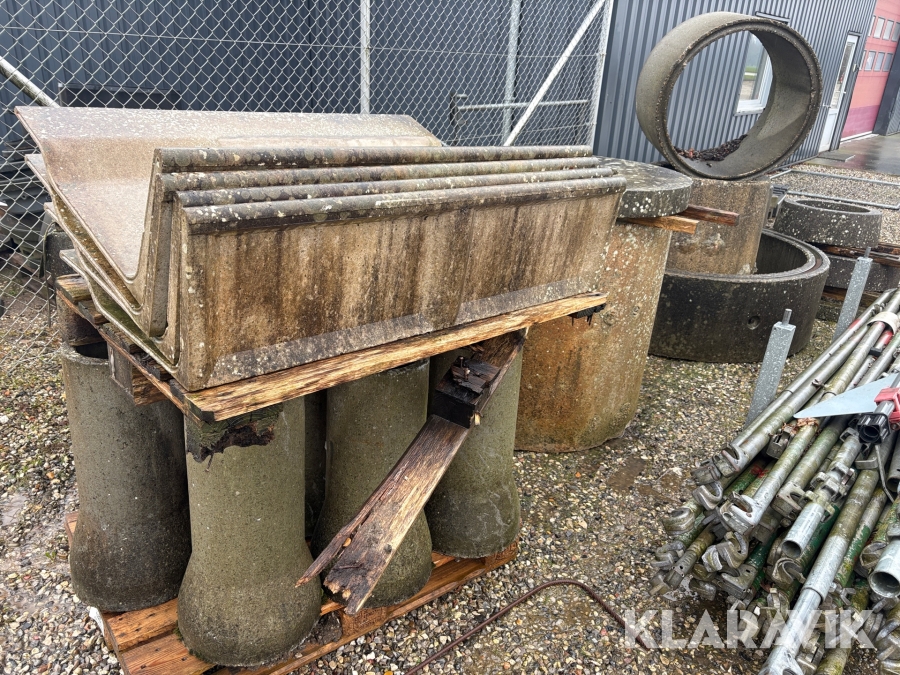 Forskellige beton varer