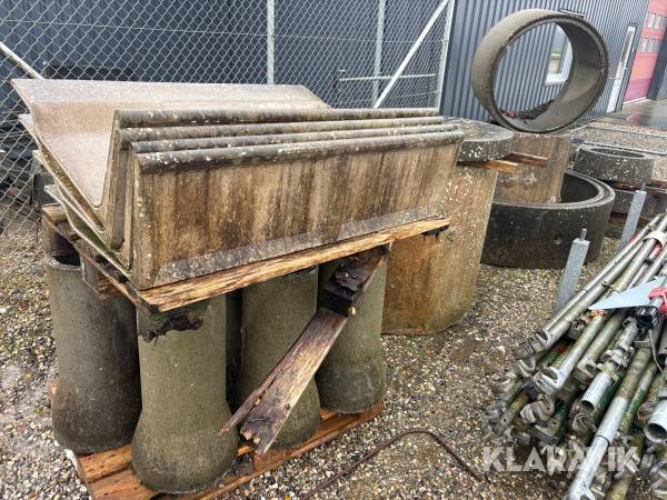 Forskellige beton varer