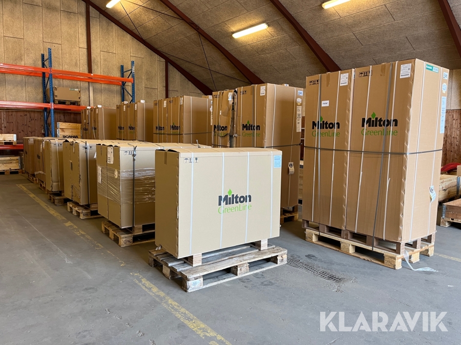 Varmepumpe Milton GreenLine 9 + 12 kW 10 sæt inde- og udedel