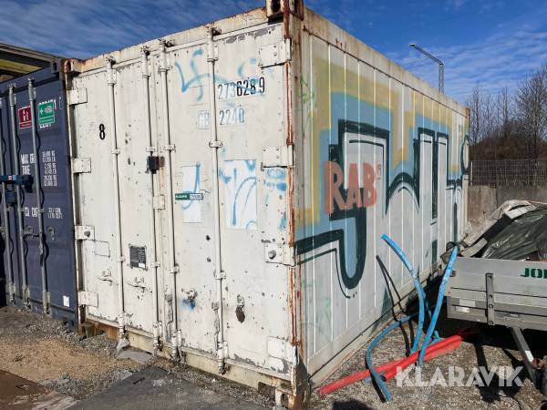 Container 20 fods isoleret