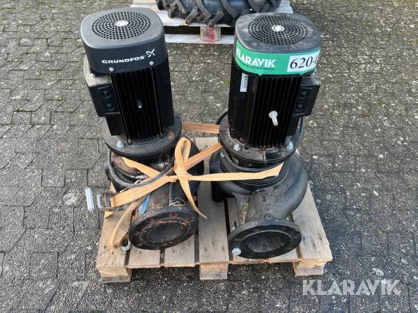 2 pumper Grundfos PTC 160 / TP 211