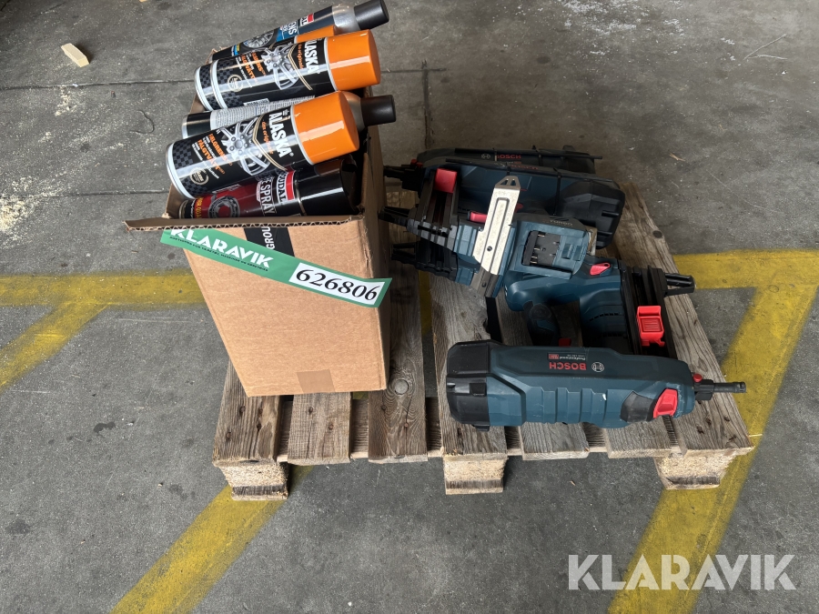 Blandet lot Bosch og kemi