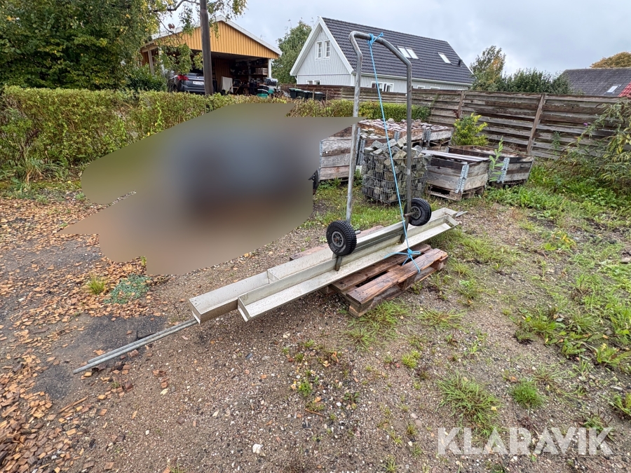 Afrettersæt med stativ