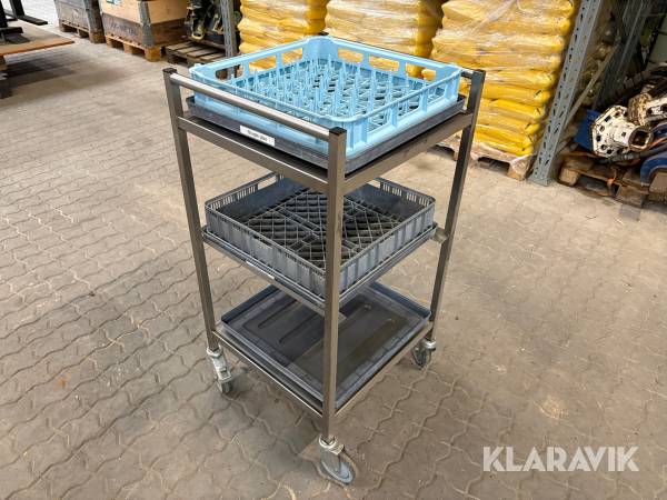 Rullevogn  1 styk med bakker 