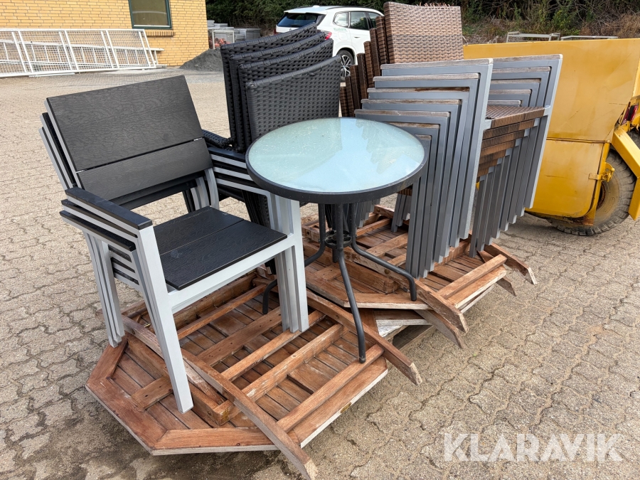 Caféborde og stole - Blandet