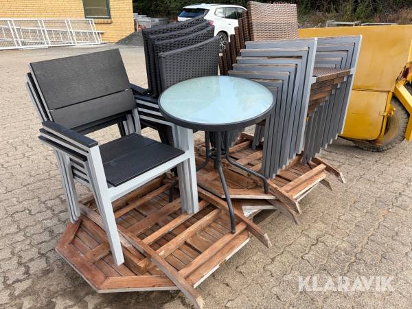 Caféborde og stole - Blandet