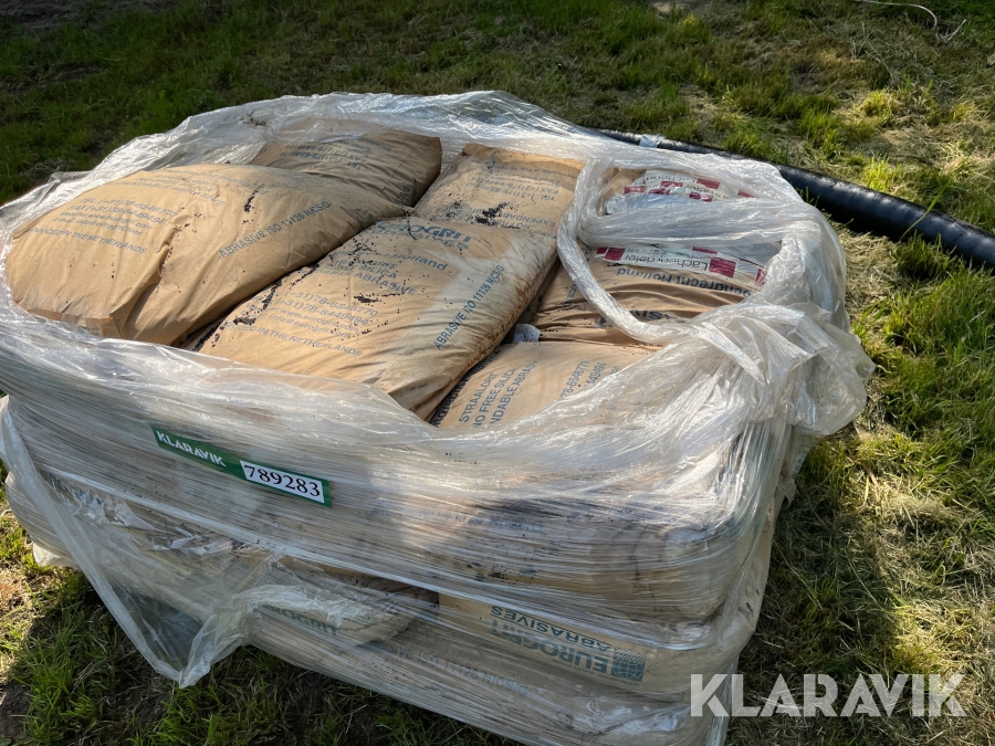 Blæsemiddel Eurogrit Abrasives cirka 6 sække