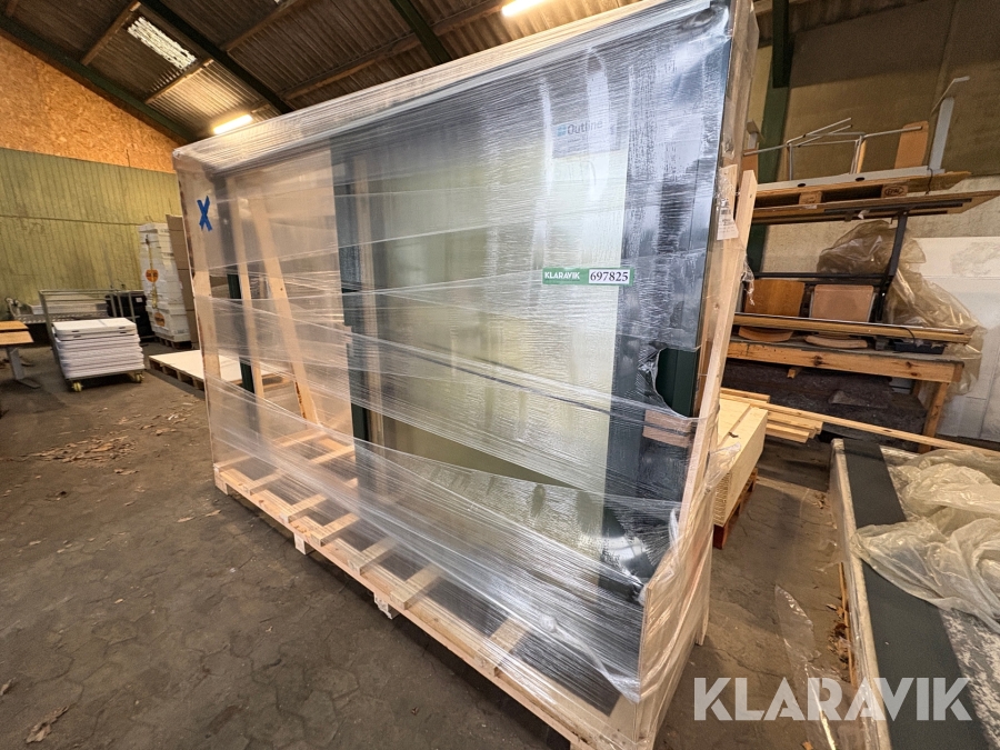 Skydedør og rude Outline