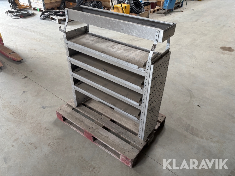 Reol Finnerup System til kassevogn