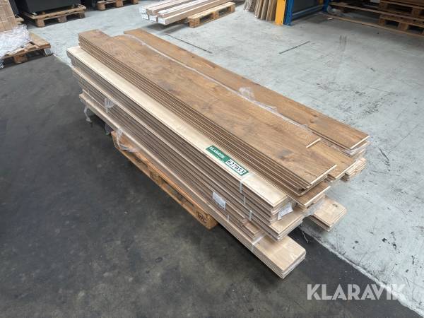 Eg olieret 2-lags plankegulv 35 m2