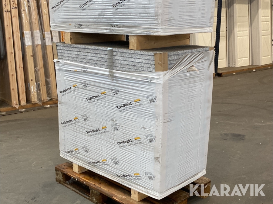 Troldtekt plader Grå Ultrafin 202/k5 60 styk - 43m3