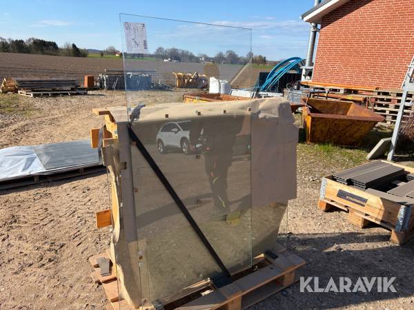 Hærdet glasplader assorteret størrelser Svane glas 18 styk