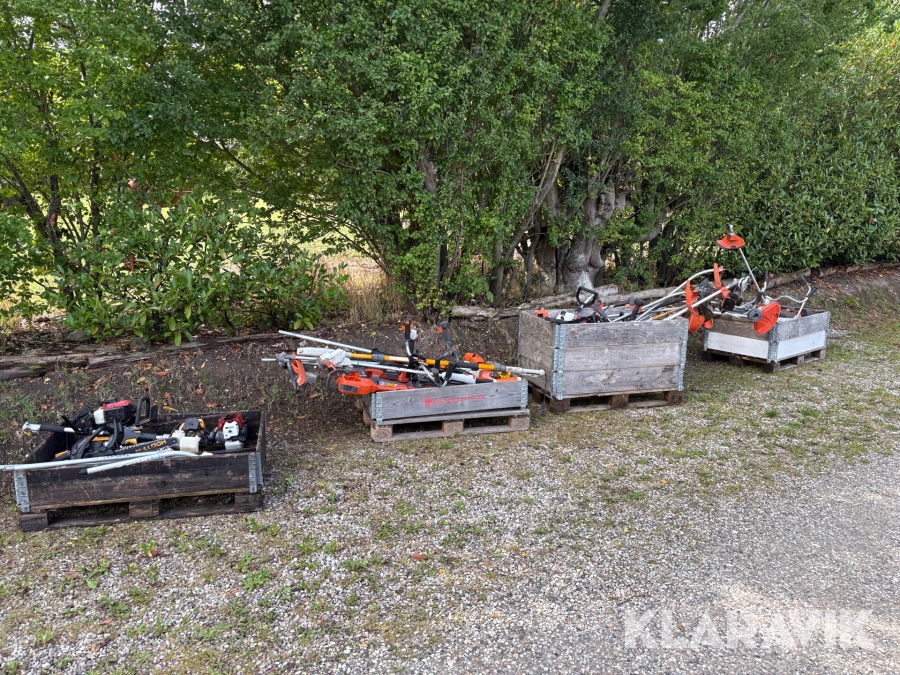 Buskrydder, motorsav og hækkeklipper Stihl, Texas og Makita