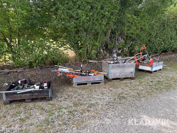 Buskrydder, motorsav og hækkeklipper Stihl, Texas og Makita