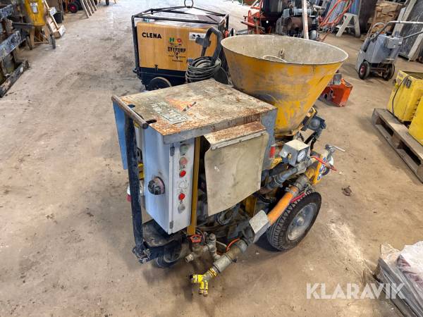 Beton sprøjte Aliva SIKA 246.5 med slange