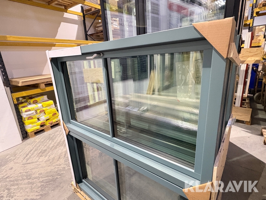 Vindue Outline 76.8x140.8 cm 3 lags - Træ/Alu - 1 styk