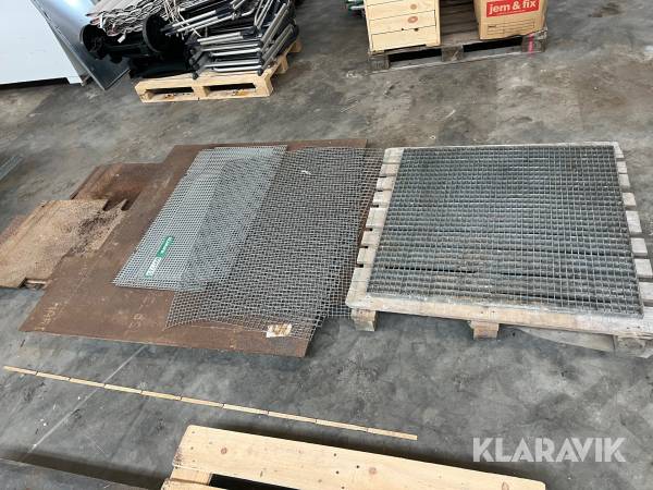 Stålplader, gitter og rist