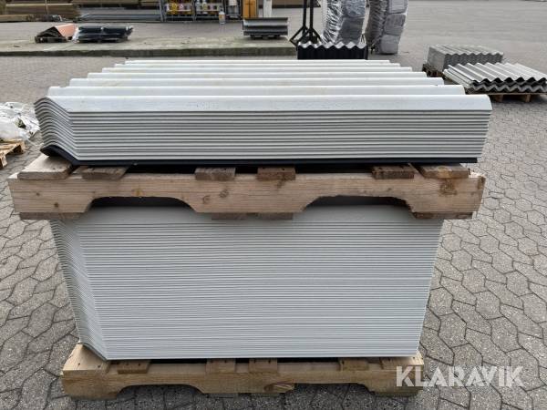 Tagplader ETEX Lysgrå 72 styk.