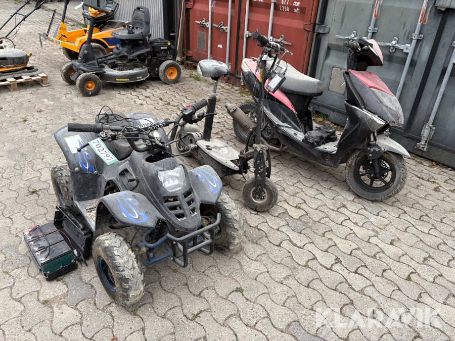 ATV, scooter og el løbehjul - 3 styk