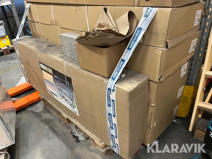 Stålreoler Probuilder Industrial Steelshelf 6 styk