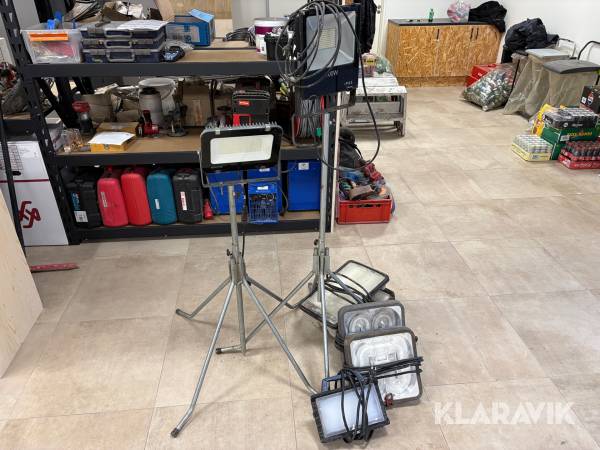 LED Arbejdslamper - 7 styks