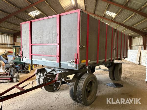 Landbrugsvogn / kornvogn med hydraulisk tip-lad - 2 akslet