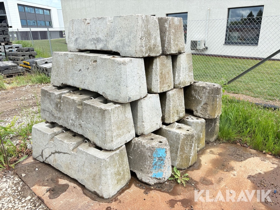 Betonklodser 120cm/150cm 14styk