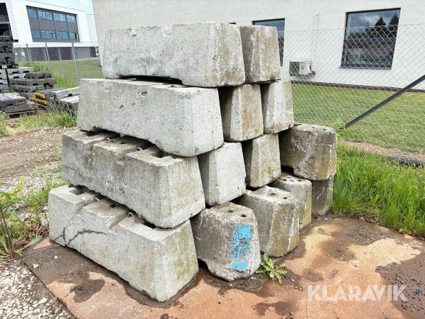 Betonklodser 120cm/150cm 14styk