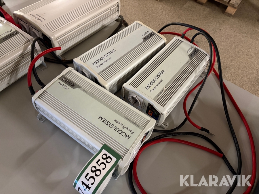 Invertere Modul-system Power inverter, 1000W - 3 stk