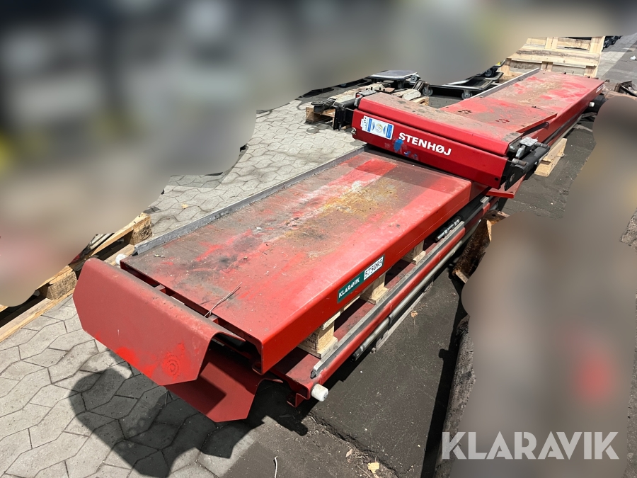 Overdel/køreplader til Tosøjlelift Stenhøj - 4000kg
