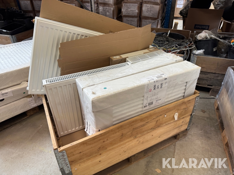 Radiatorer 6 styks LOT