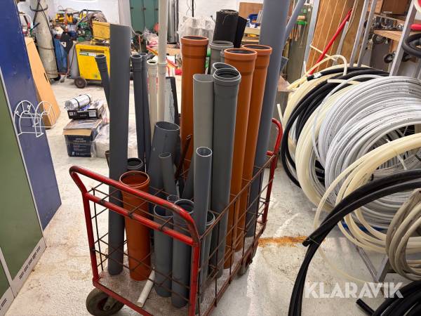 Rør på rullestativ med lanterner, 4 Styk, blandet lot