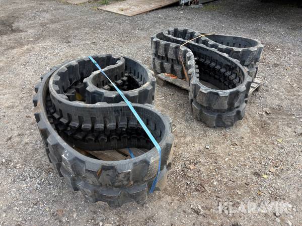 Gummibælter Terra Track RT500/318/00 til gravemaskine, 2 Styk