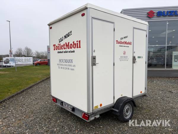 Toilet x 2 Scanvogn med tank