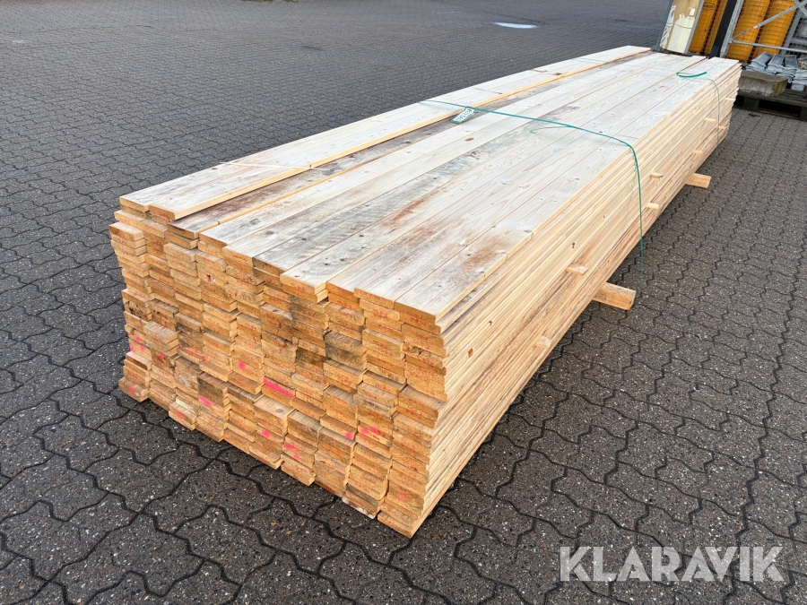 Høvlet forskalling 22x95 364 styk.
