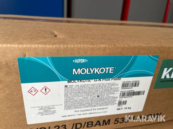 Smørremiddel Molykote G-N Plus Paste 1 kasse (10bøtter)